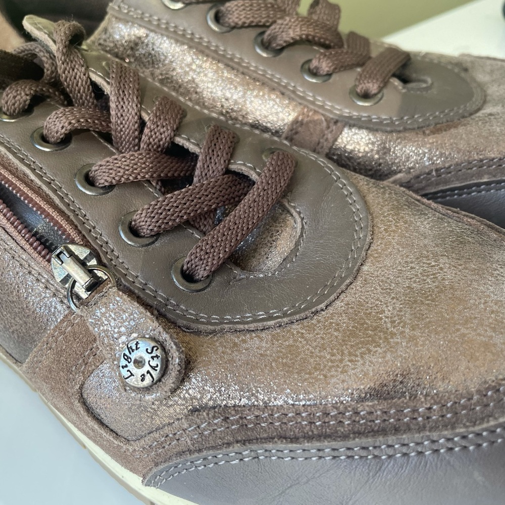 Italian Bronze Leather Shoes